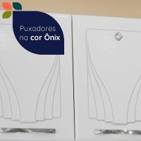 Armário De Cozinha Compacta De Aço Telasul Star C/ Vidro 3 Peças Branco - 7