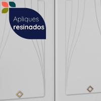 Armário De Cozinha Compacta De Aço Telasul Star C/ Vidro 3 Peças Branco - 9