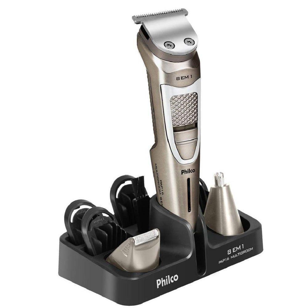 Aparador Pelo Multigroom PAP16 Philco Chumbo Bivolt - 1