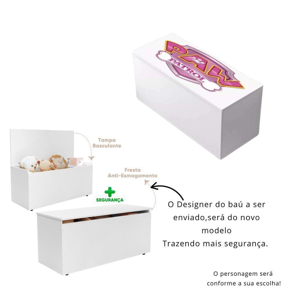 Baú Adesivado Infantil Personagens Sky - 3