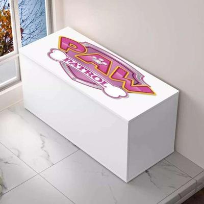 Baú Adesivado Infantil Personagens Sky