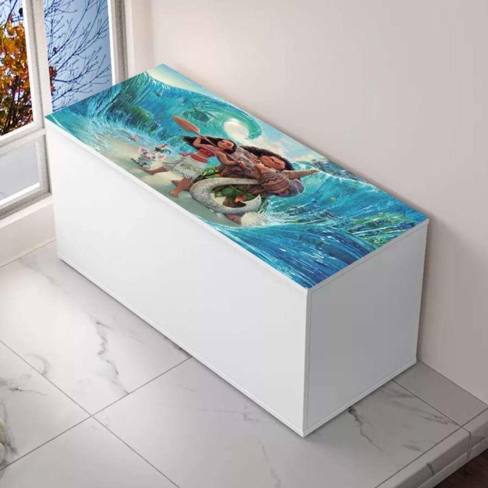 Baú Adesivado Infantil Personagens Moana - 1