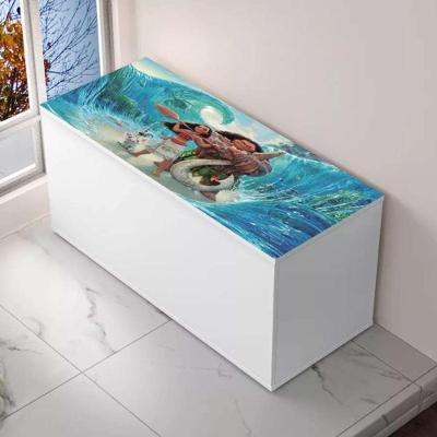 Baú Adesivado Infantil Personagens Moana