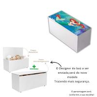 Baú Adesivado Infantil Personagens Ariel Pequena - 2