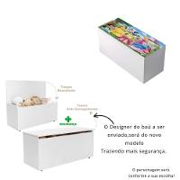 Baú Adesivado Infantil Personagens Princesas - 3