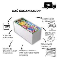 Baú Adesivado Infantil Personagens Princesas - 5