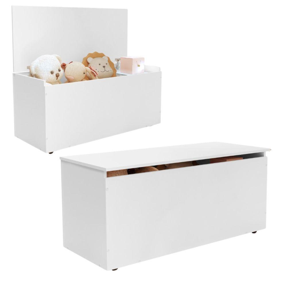 Baú Adesivado Infantil Personagens Branco - 2