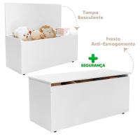 Baú Adesivado Infantil Personagens Branco - 3