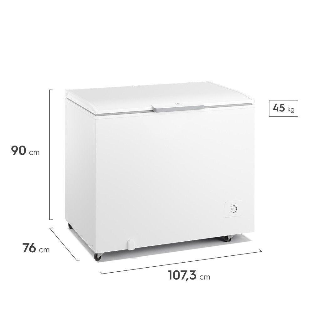 Freezer Horizontal Electrolux Cycle Defrost 314L 1 Porta HI330 Branco 220V - 8
