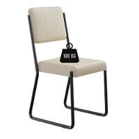 Conjunto 4 Cadeiras De Jantar Next Cinza Clr Crr-cr Caramelo Est.preta - 9