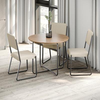 Conjunto 4 Cadeiras De Jantar Next Preto Corriente Est.preta