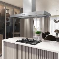 Coifa Terim Ilha Teto Retangular Inox 120 cm Inox 220V - 7