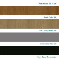 Cozinha Completa 5 Peças Com Espaço Para Micro-ondas E Tampo Freijó-freijó Brasil-cinza Puro - 10