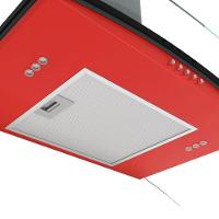 Coifa Terim de Parede Clean Vidro Curvo Vermelha Kroma 60cm Vermelho Kroma 220V - 5