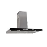 Coifa de Parede Retangular 75cm Slim Terim Preto Com Inox 110V - 1