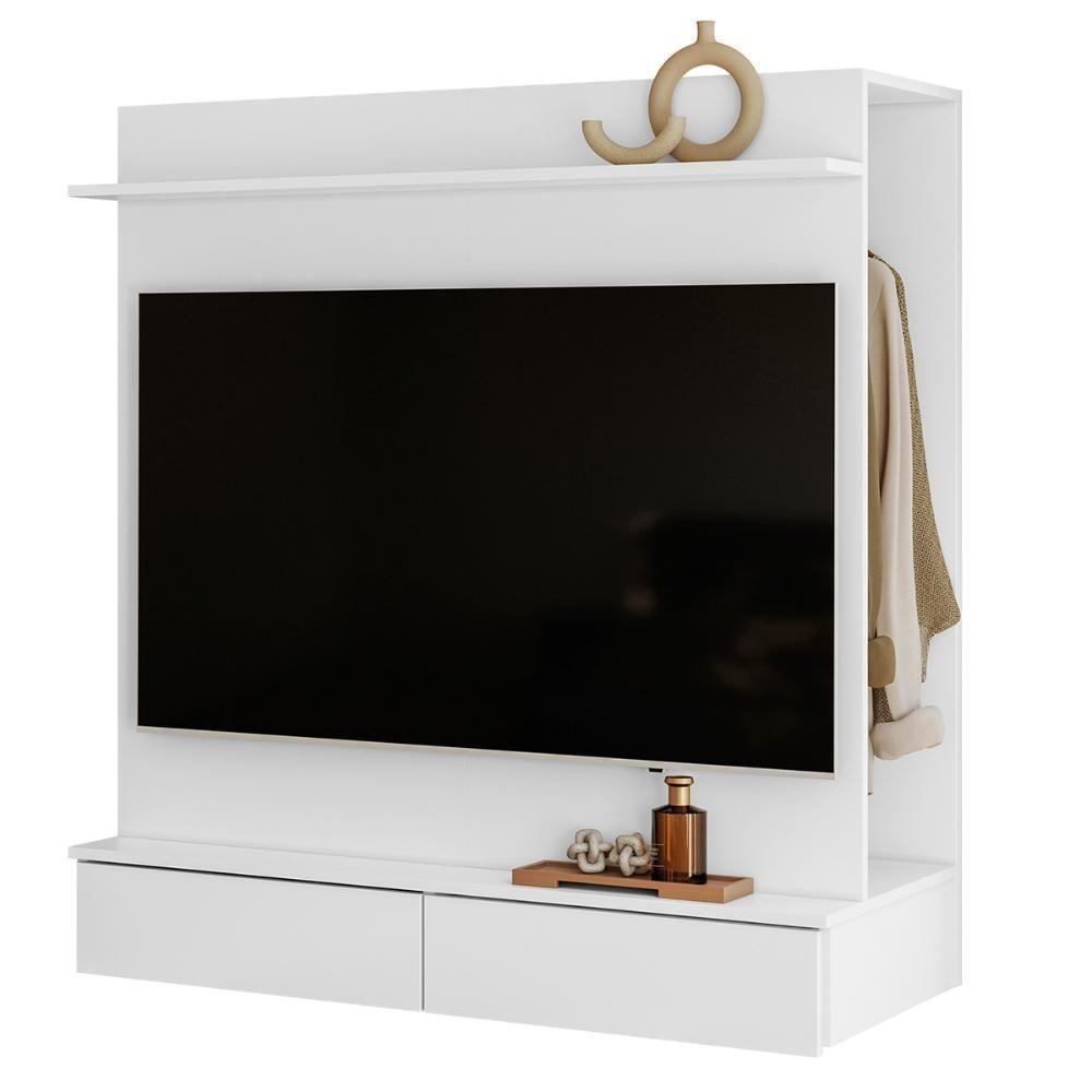 Closet Com Painel Wave 108cm 2 Gavetas E Cabideiro Branco - 1