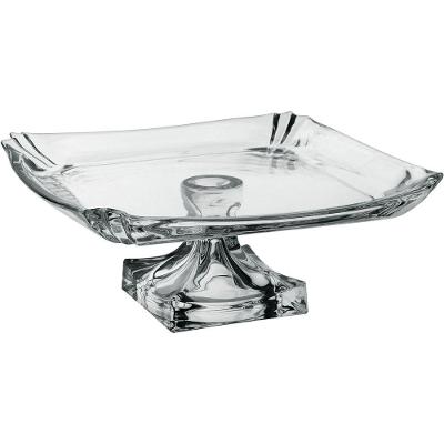 Centro Mesa Fruteira Home&co Com Pe Vidro 12x31 Transparente