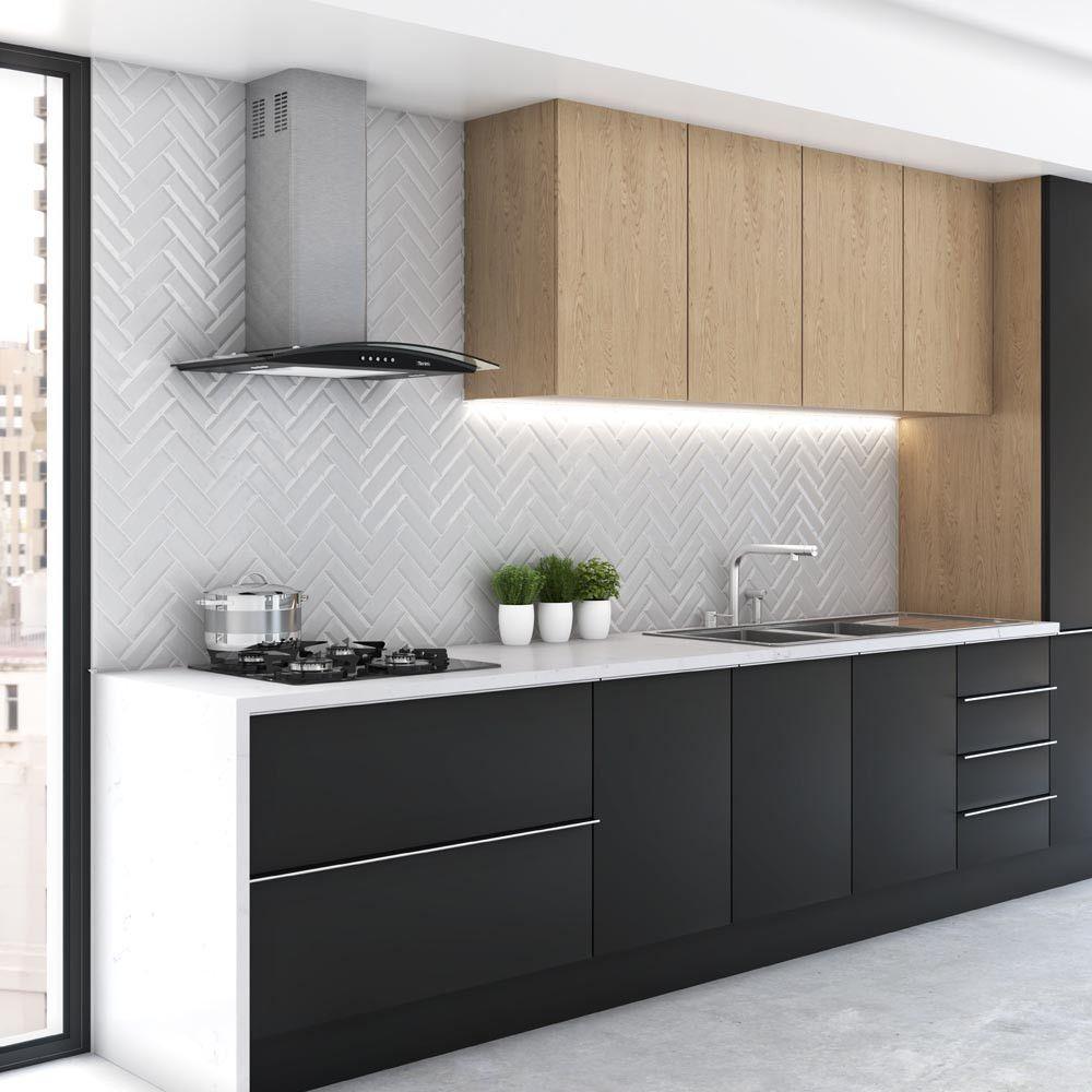 Coifa Terim de Parede Clean Vidro Curvo Black Kroma 60cm Preto Com Kromanox 110V - 7