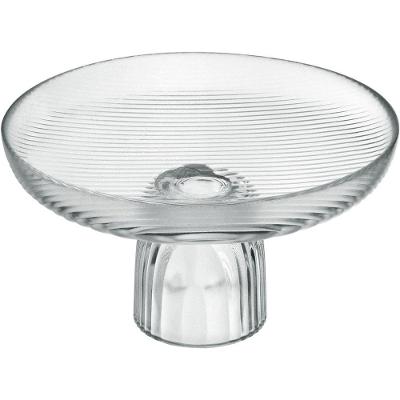 Centro Mesa Fruteira Home&co Com Pe Vidro 17x25 Transparente
