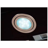 Coifa de Parede 90cm Vidro Curvo Terim Preto Com Inox 220V - 3