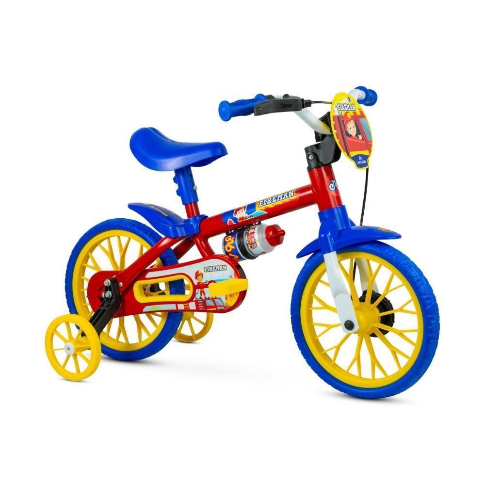 Bicicleta Infantil Criança Aro 12 Fire Man Nathor - 1