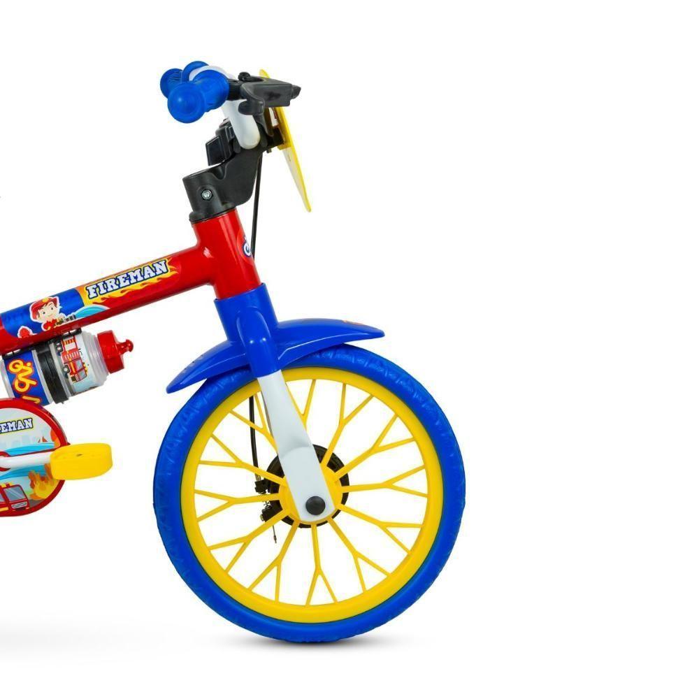 Bicicleta Infantil Criança Aro 12 Fire Man Nathor - 4