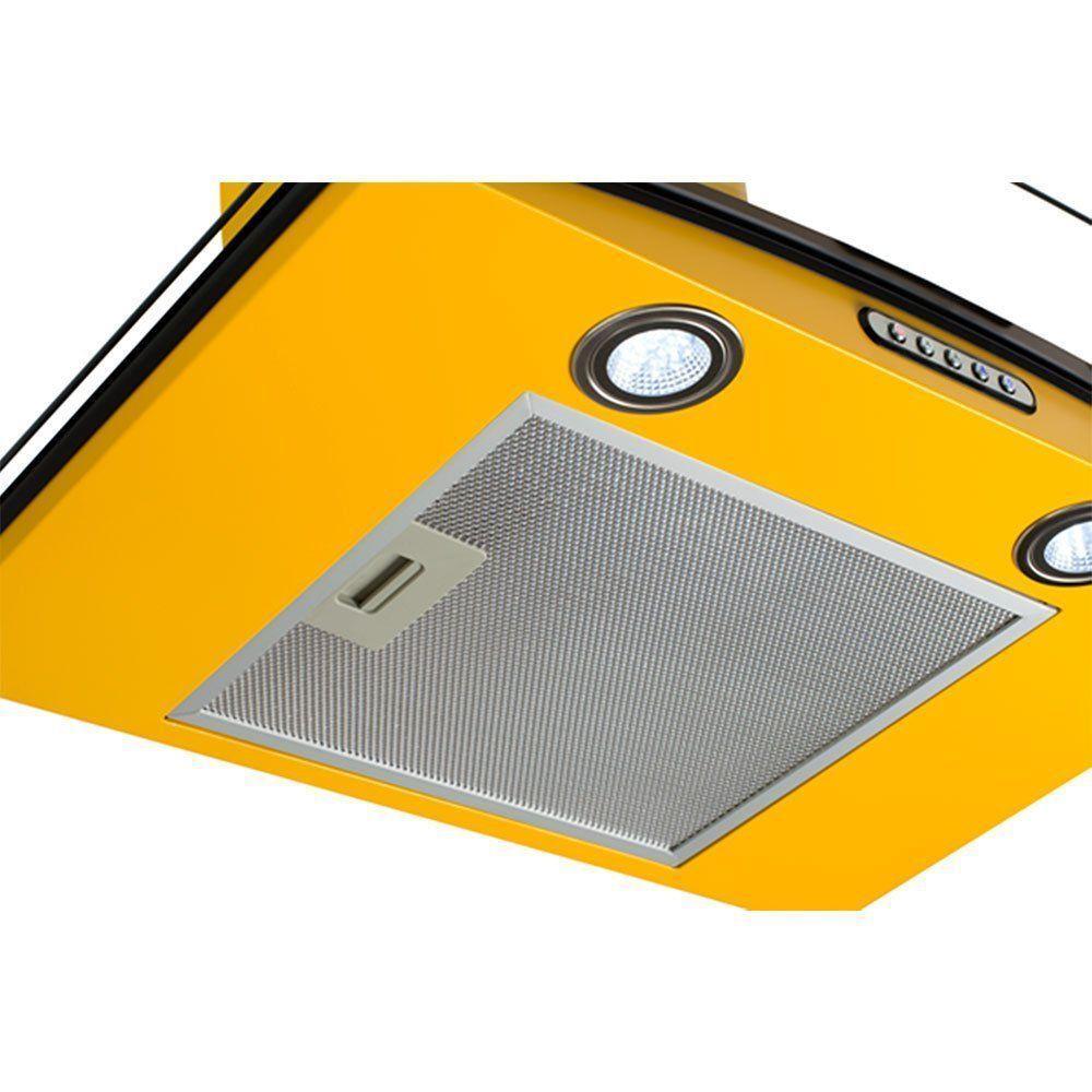 Coifa de Parede Vidro Curvo 75cm Duto Slim Terim Amar C Inox 220V - 2