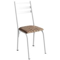 Cadeira Tubular America 061 Branco Assento Rattan Artef Rattan - 1
