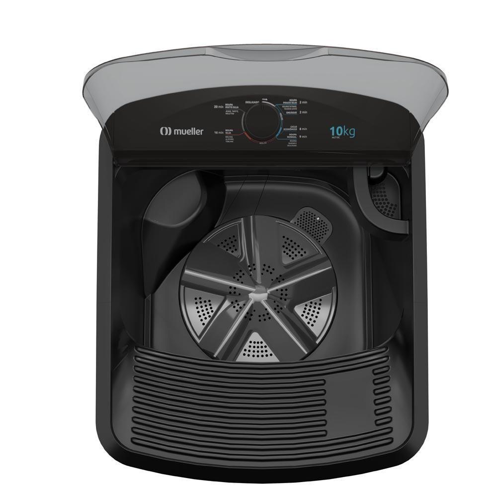 Tanquinho Mueller 10kg Com Superesfregador Preto MLT10C 220V - 6