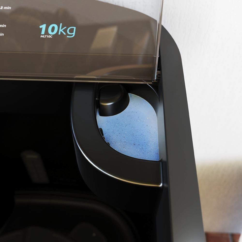 Tanquinho Mueller 10kg Com Superesfregador Preto MLT10C 220V - 9