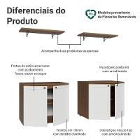 Rack Para Tv Até 70 Polegadas + Prateleiras 160cm Vik Madesa 05 Rustic-branco
