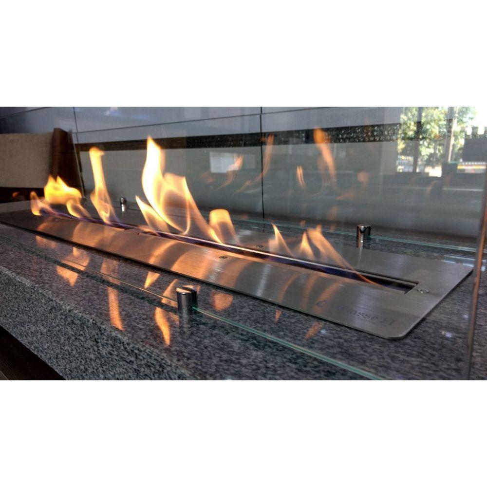 Lareira Ecológica a Álcool Classe A Aço Inox 304 - 4