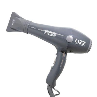 Secador Storm Titanium Profissional 2150W Com 2 Bicos Lizz Cinza 110V