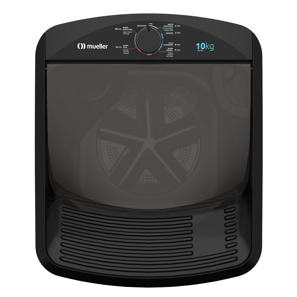 Tanquinho Mueller 10kg Com Superesfregador Preto MLT10C 110V - 4
