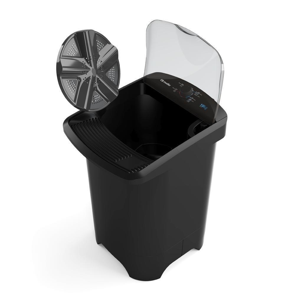 Tanquinho Mueller 10kg Com Superesfregador Preto MLT10C 110V - 7