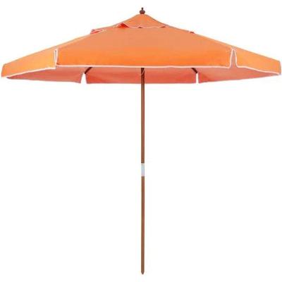 Ombrellone Central Xangri-lá Madeira 2,4m Laranja 240611 Bel