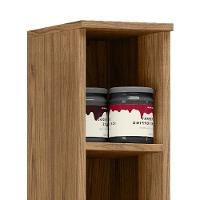 Módulo De Cozinha Aéreo Vertical 3 Nichos 20cm - Toscana Freijó - 5