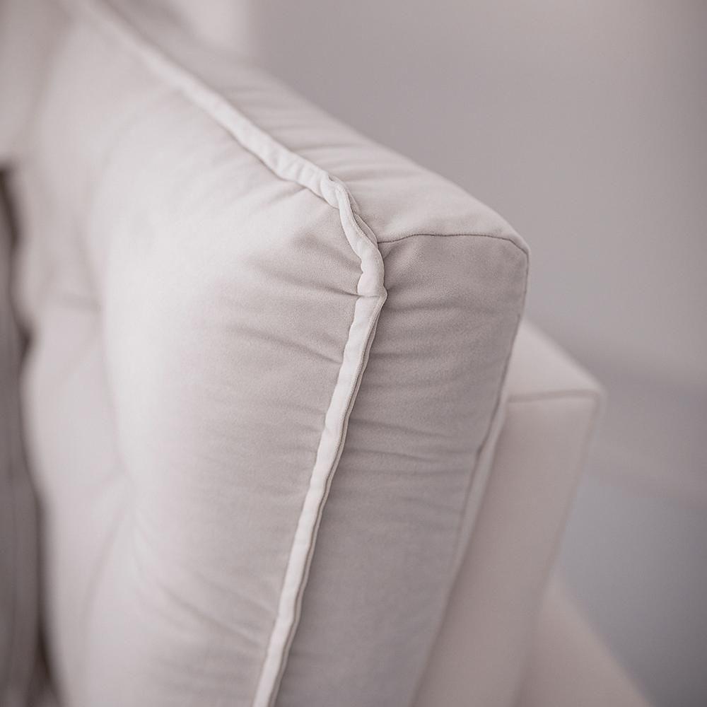 Sofá Retratil 2 Lugares 160m Luxemburgo Prata - 5