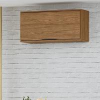 Módulo De Cozinha Armário Aéreo Porta Basculante 80cm - Toscana Freijó - 1