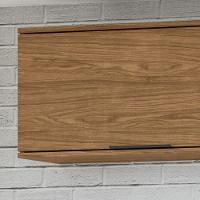 Módulo De Cozinha Armário Aéreo Porta Basculante 80cm - Toscana Freijó - 6