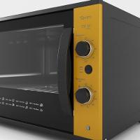 Forno Terim Elétrico Bancada Top 60 Collor 60l Amarelo 110V