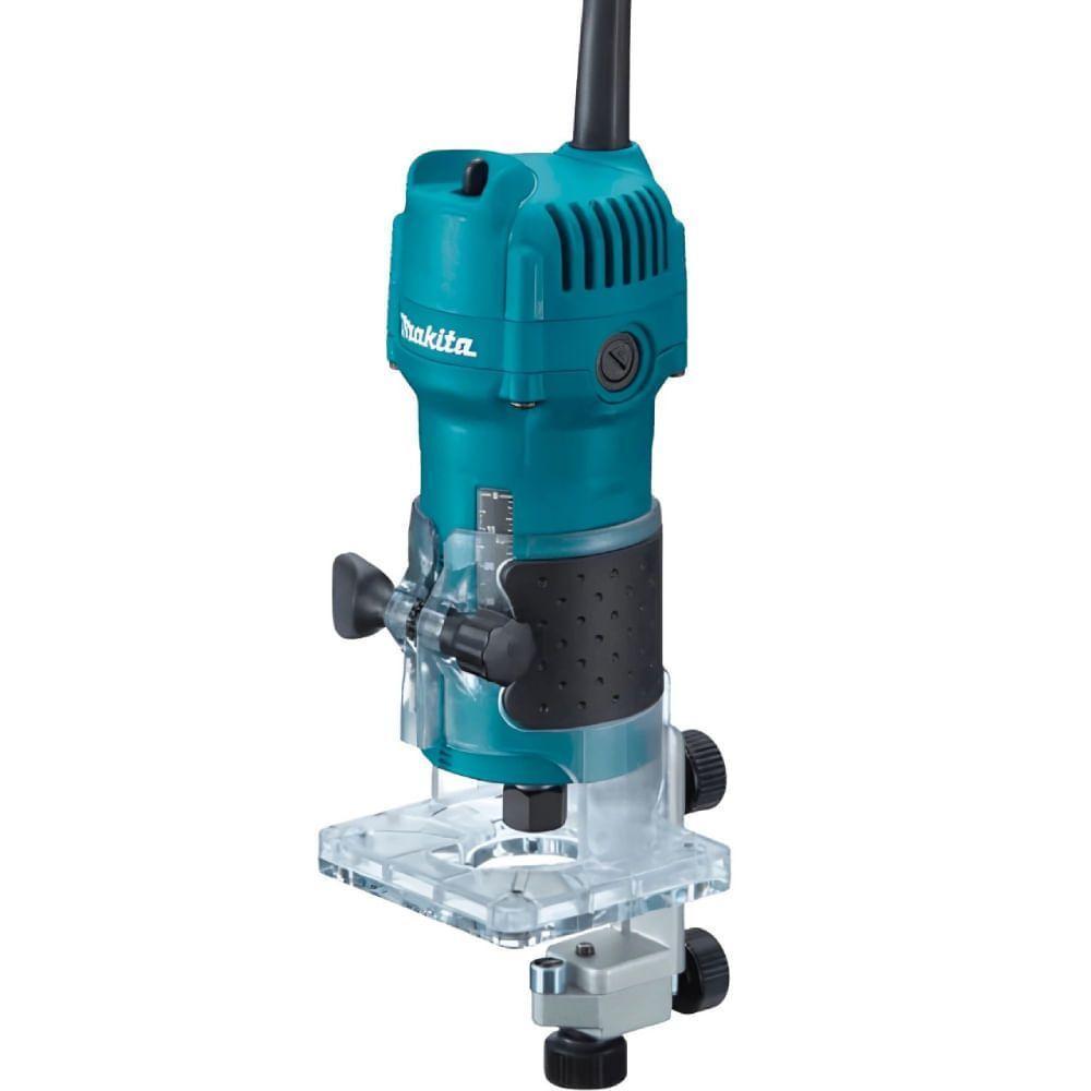 Tupia 6mm 530 Watts 110 Volts - 3709 - Makita Tupia De 6mm 530 Watts 3709 - Makita 110V - 4
