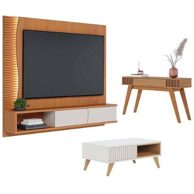 Home Suspenso Egeu Freijó Off White Com Mesa De Centro Jeri Off White Freijó E Aparador Riviera Freijó – Colibri