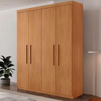 Guarda Roupa Solteiro Hera 4 Portas Rufato Naturalle - 2