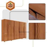 Guarda Roupa Casal Dunas 8 Portas 4 Gavetas Moderna Mobília Naturalle - 5