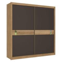 Guarda Roupa Casal Copenhagen 2 Portas Capuccino Off White Cacau Flex - Thb - 2