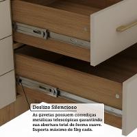 Quarto 7 Portas 5 Gavetas Cab Cs Paris Master Luciane Móveis Avelã Pf-cinammon Pf - 6