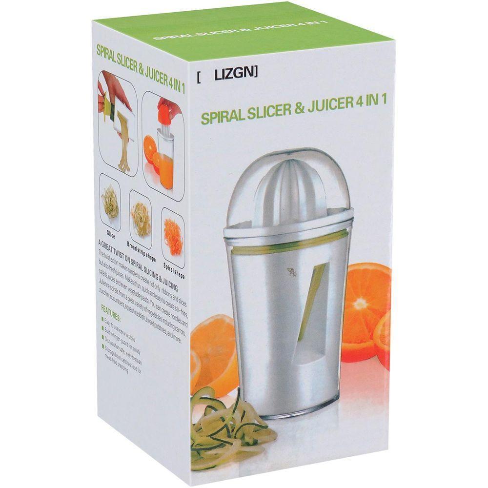 Speed Esprem/Fatiador 18X9X9Cm 450Ml Polipropileno Verde 6Pç Com Acessórios - 7