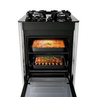 Fogão 4 Bocas Dako Magister Style Com Mesa De Vidro Espelhado Bivolt