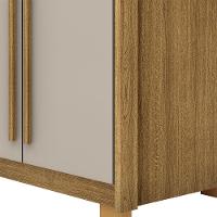 Guarda-roupa Casal 6 Portas 6 Gavetas 100% Mdf Dukai Nature/fendi - 7